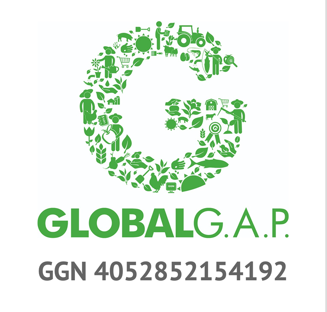 Global Gap Logo with Number